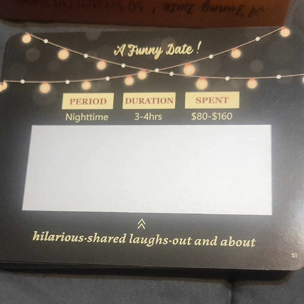 Game 50 Scratch Off Dates Cards